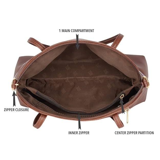 Baggit Women Bowling Handbag Medium Size | Ladies Stylish Casual Purse Bag - Image 4