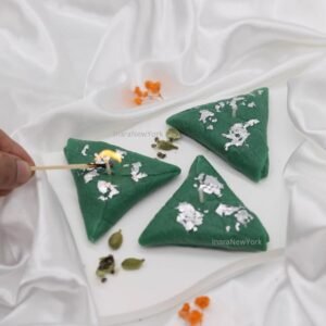 Paan Candle Set of 4 | Decorative Scented Candles with Silver Foil Finish | Festive Gift Pack for Home Décor, Puja & Gifting